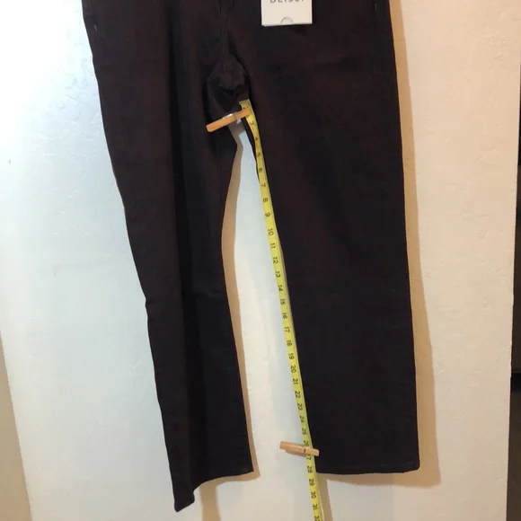 NWT DL1961 Russell Slim Straight Cabernet Pants 33